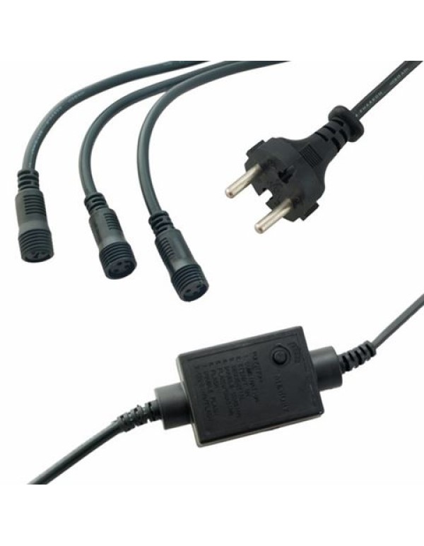 Контроллер 340W, 3 выхода, 8 программ IP44 для подключения 3-х сеток серии 215-0хх (кроме 215-049)
