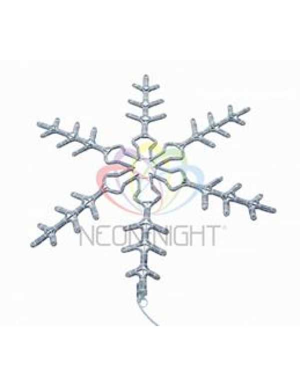 Cветовая фигура  СНЕЖИНКА  мигающая LED 95 см(2W с контроллером)  NEON-NIGHT