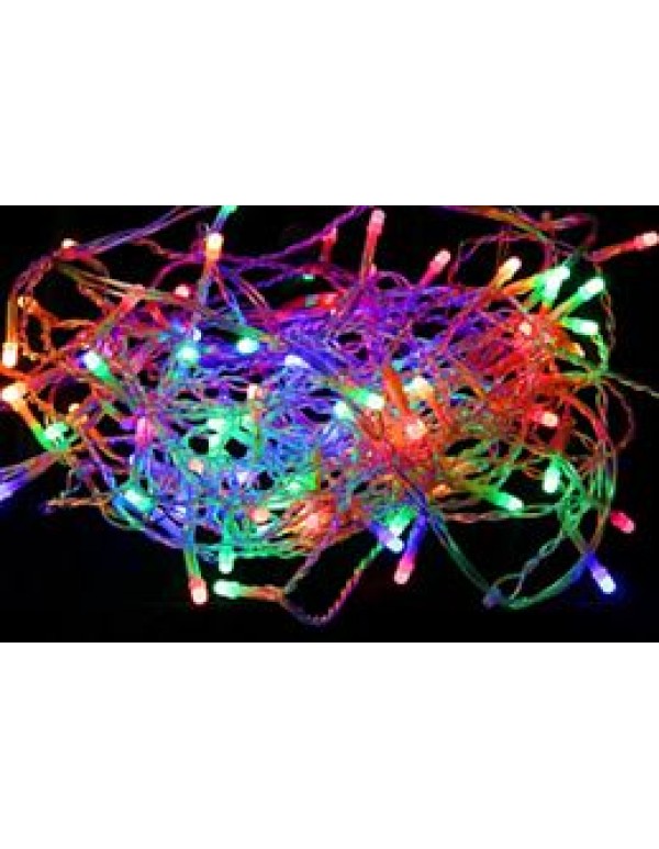 Гирлянда внутр. (LED) 12м 120LED мат. (мульти/белый) 8режимов (прозр. провод)  Твинкл Лайт  SNOWHOUS