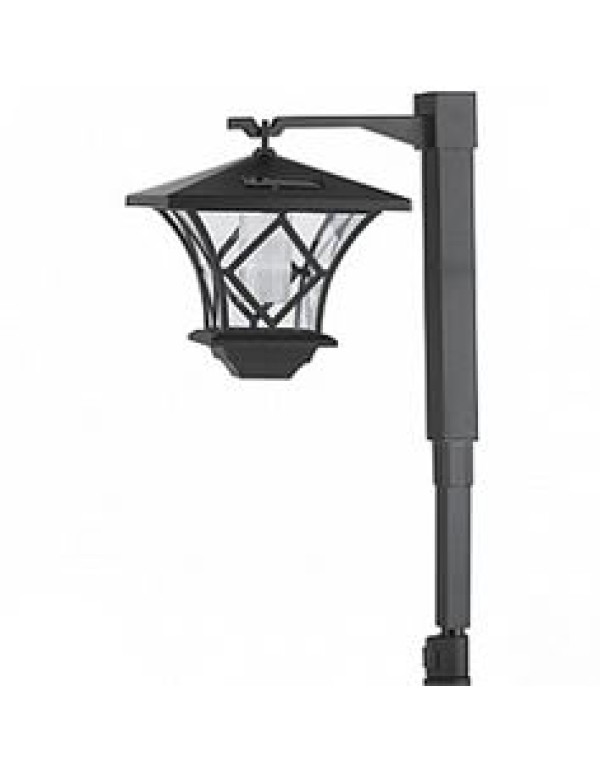 SL-PL155-PST Садовые фонари ЭРА Садовый светильник на солнечной батарее, пластик, черный, 155 см