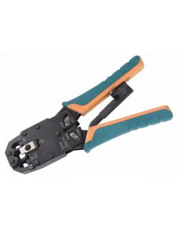 ITK Инструмент обжимной для RJ50, RJ45, RJ12, RJ11 синий