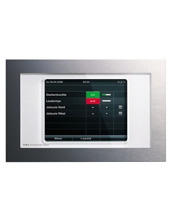 Сенсорный инфотерминал Gira KNX/EIB Белое стекло