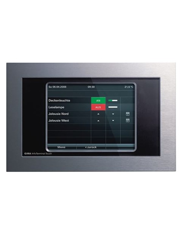 Сенсорный инфотерминал Gira KNX/EIB Черное стекло