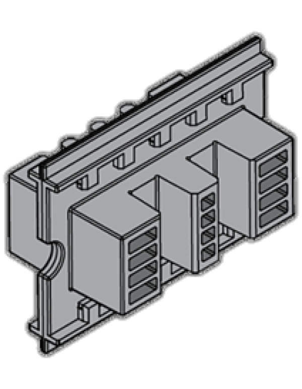 Держатель шины медной L=75мм (24шт)