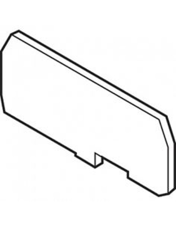 Торцевой изолятор ABB 1мм цвет серый (1SNA215266R0100)