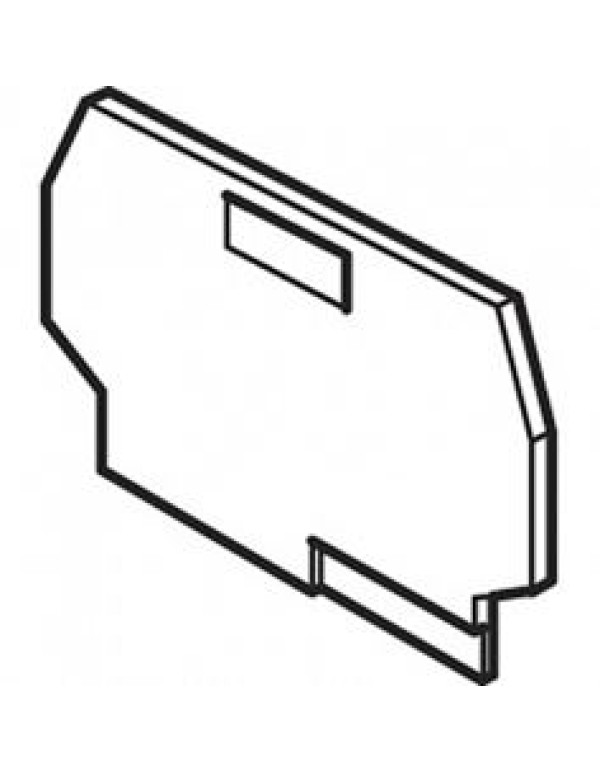 Торцевой изолятор ABB 2.5мм цвет серый (1SNA114328R2200)