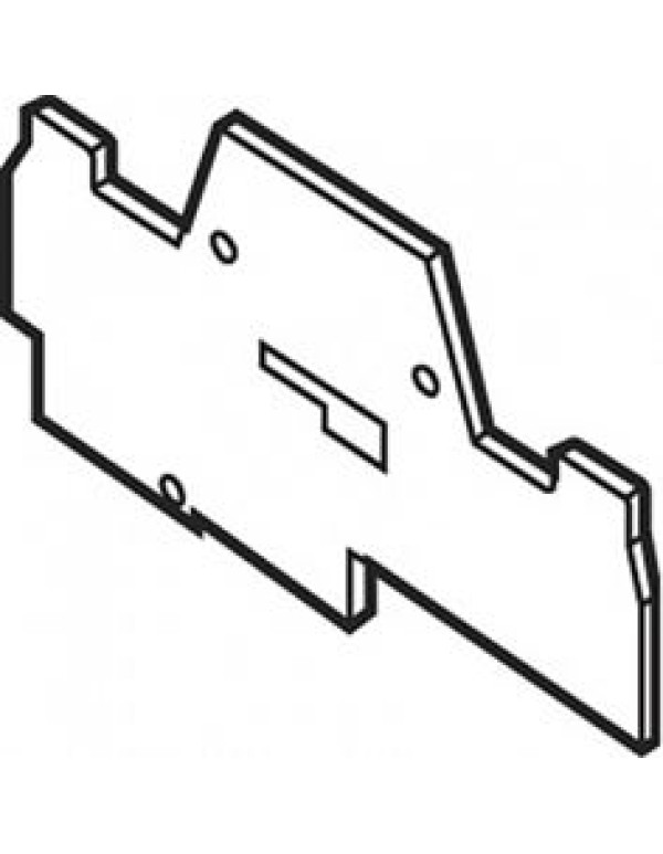 Торцевой изолятор ABB 2мм цвет серый (1SNA199354R0200)
