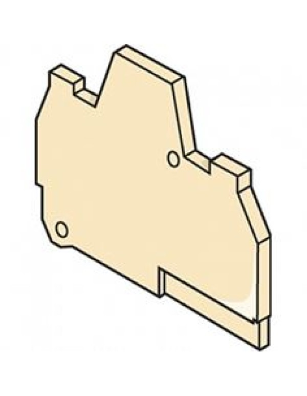 Торцевой изолятор ABB 3мм цвет бежевый (1SNA399802R0500)