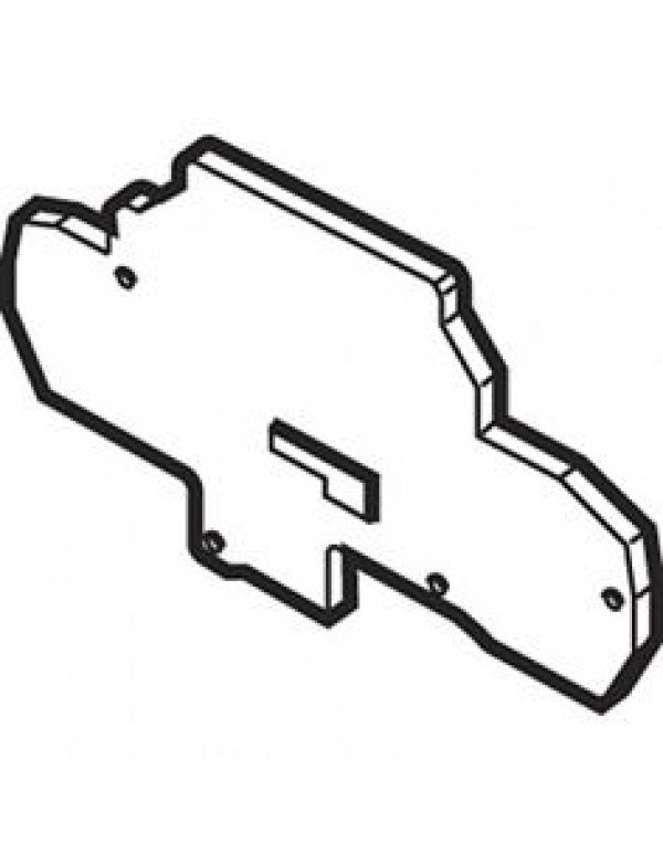 Торцевой изолятор ABB 3мм цвет серый (1SNA291132R1000)
