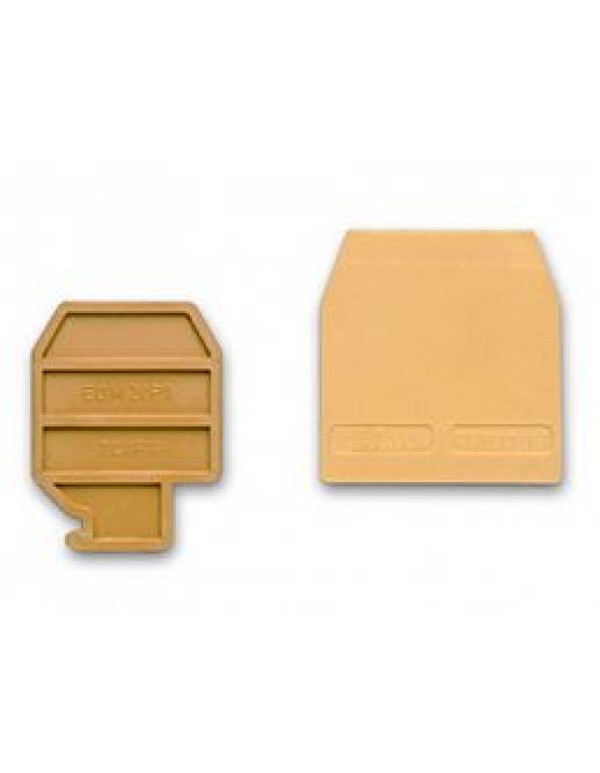 Торцевой изолятор DKC 1мм цвет бежевый (ZSR301)