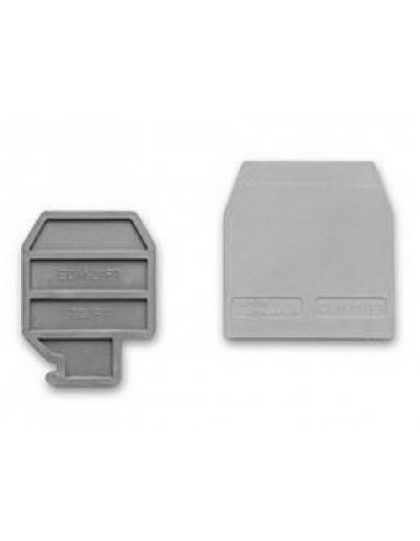 Торцевой изолятор DKC 1мм цвет серый (ZCV101GR)