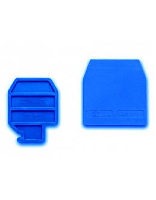 Торцевой изолятор DKC 1мм цвет синий (ZCV201)