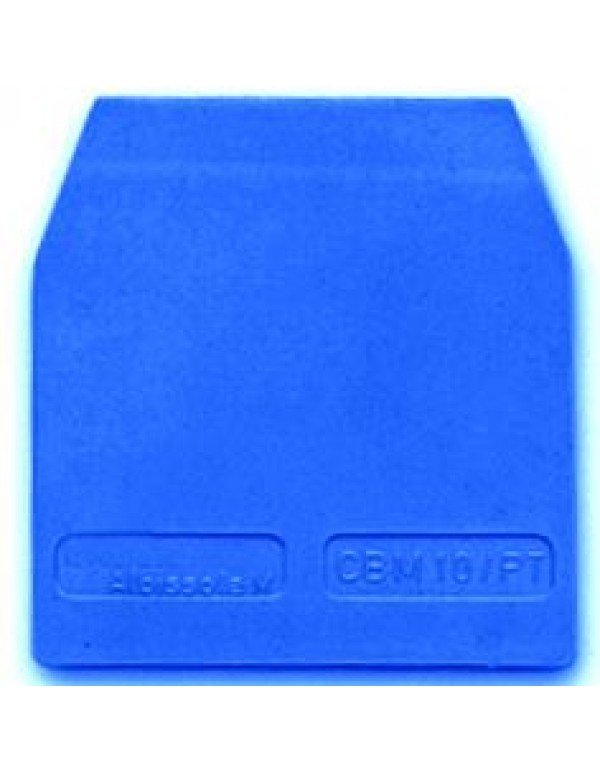 Торцевой изолятор DKC 1мм цвет синий (ZHI401)