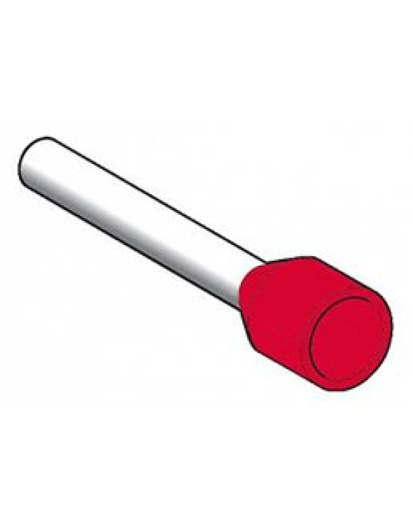 НАКОНЕЧНИК ДЛИНН 1ММ2 КРАСНЫЙ