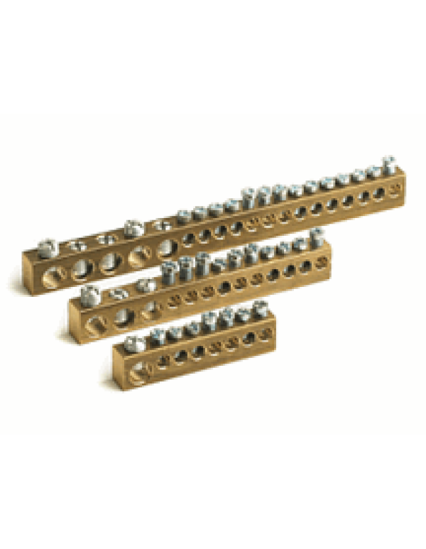 Колодка клеммная 18 модулей (отверстия 5х5,4мм+14х4,5мм) код 87418 DKC