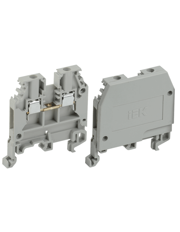 Зажим наборный ЗНИ-2,5мм2 (JXB24А) серый | YZN10-002-K03 | IEK