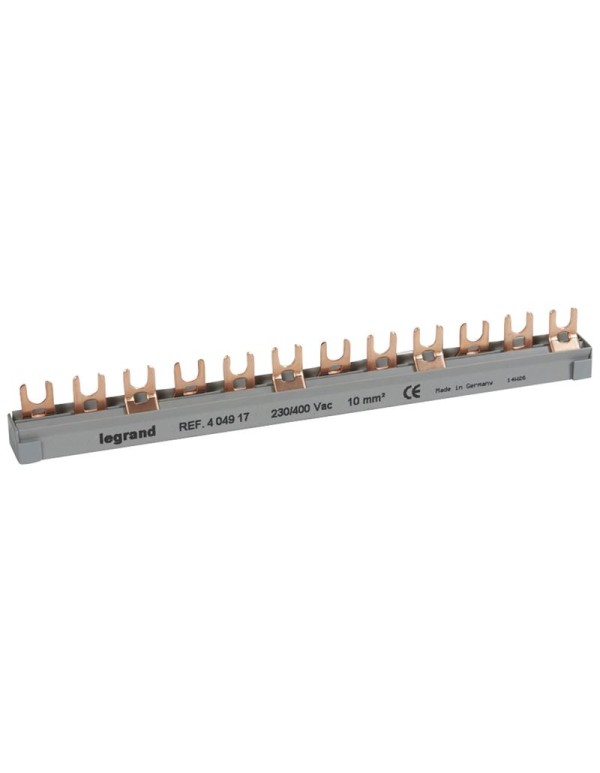 ГРЕБЕНКА РАСПРЕДЕЛ. 3П 12МОД.10MM2 ВИЛКА 404917 Legrand