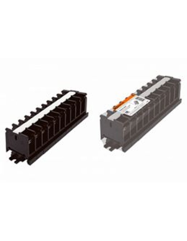 Блок зажимов наборный БЗН 30А на DIN-рейку 10 пар TDM