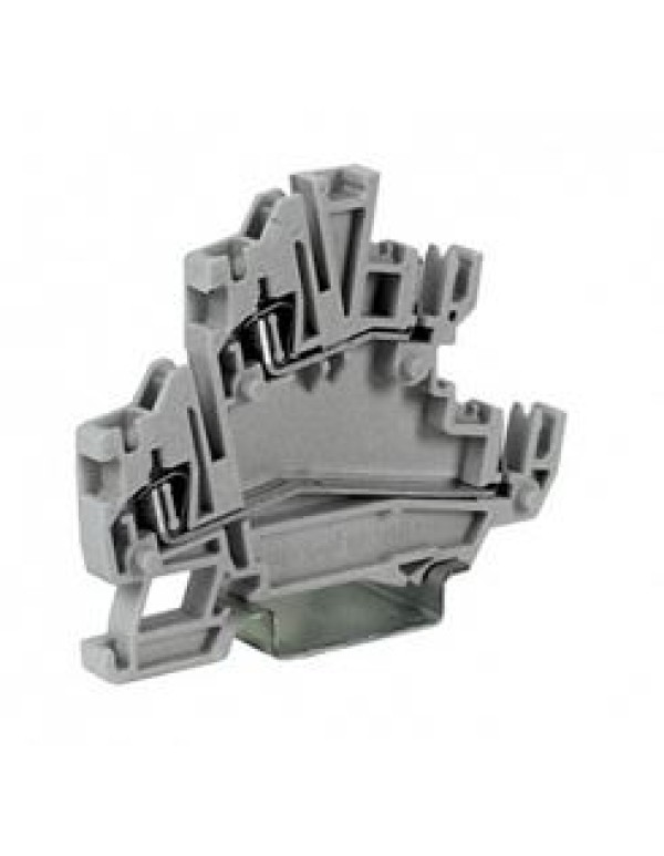 HCD.1(Ex)i, 2-х уровневый проходной зажим с втычными контактами, 1,5 кв.мм синий