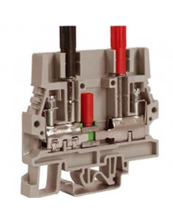 SCB.6/CD, тестовый с разъединителем для амперметра 6 кв.мм бежевый