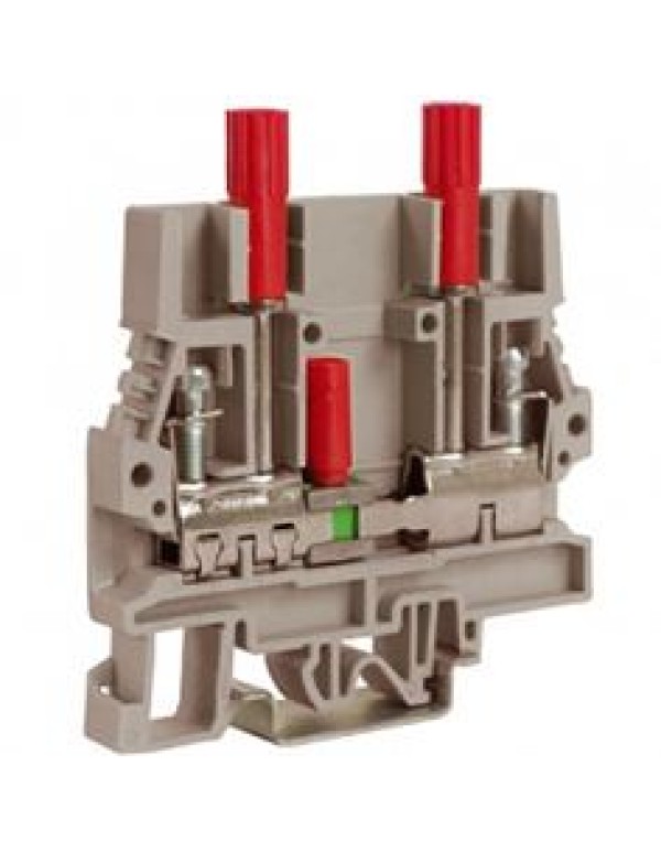 SCB.6/DDGR, тестовый с разъединителем для вольтметра 6 кв.мм серый