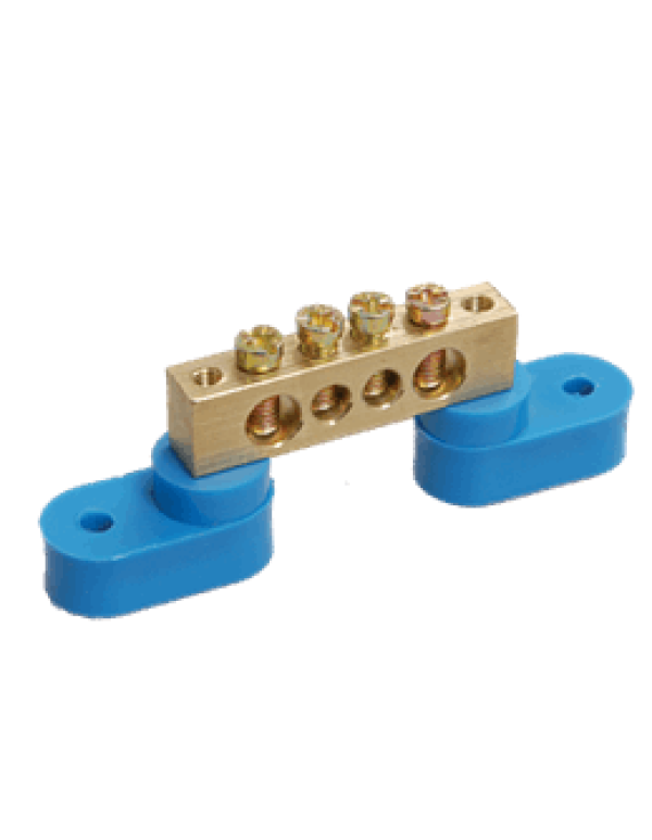 Шина нулевая на 2-х угловых изоляторах  ШНИ-6х9-4-У2-С ИЭК