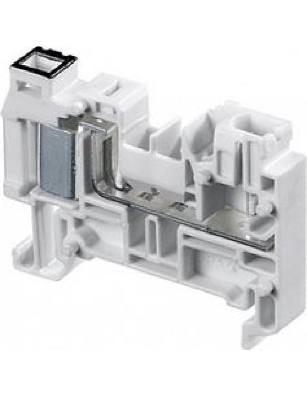 Зажим клеммный проходной ABB размер ячейки 7.6мм (1SNA290483R2400)