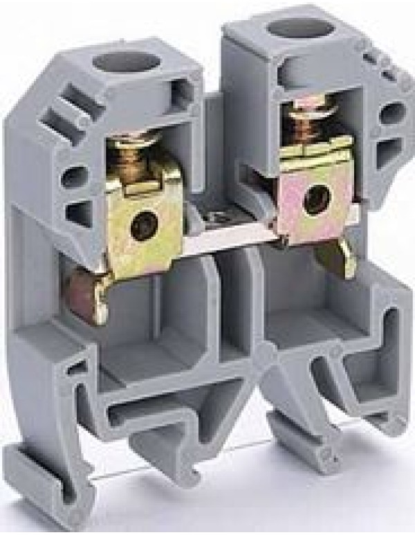 Зажим клеммный проходной DEKraft размер ячейки 10.5мм сечение провода 10мм? (32404DEK)