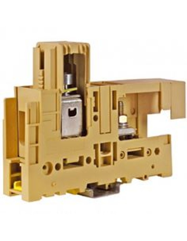 Зажим клеммный проходной DKC размер ячейки 113мм сечение провода 95мм? (ZGP200)