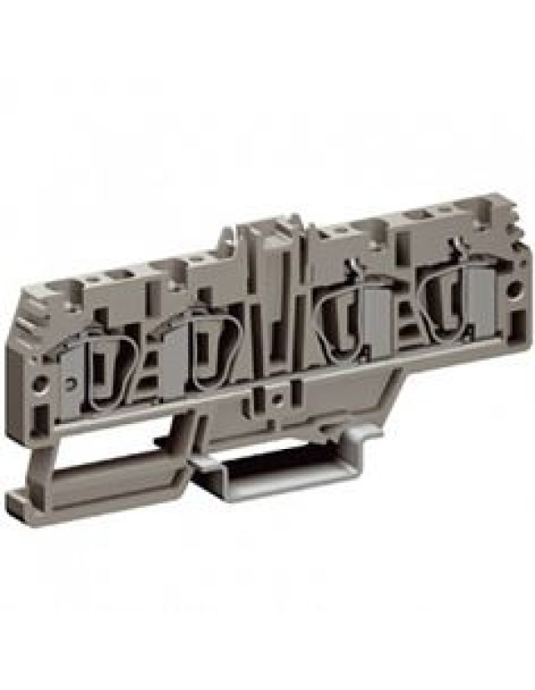 Зажим клеммный проходной DKC размер ячейки 45мм сечение провода 4мм? (ZHM220GR)