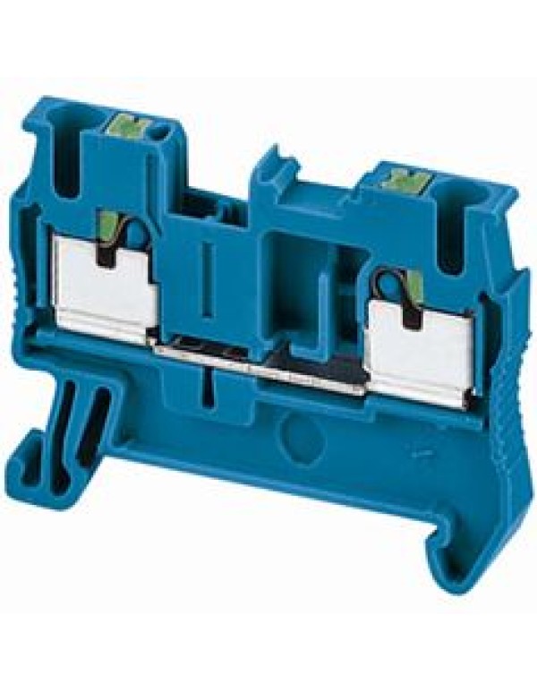 Зажим клеммный проходной SE размер ячейки 5.2мм сечение провода 0.2мм? (NSYTRP22BL)