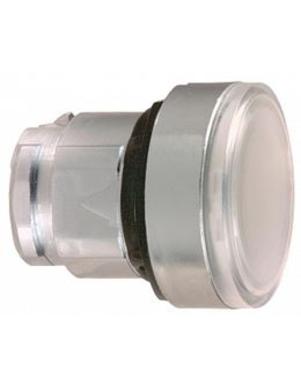 Фронтальная часть нажимной кнопки SE плоская с подсветкой с фиксацией (ZB4BH013)