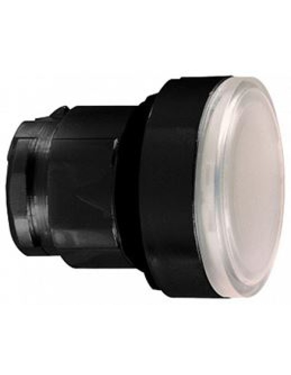 Фронтальная часть нажимной кнопки SE плоская с подсветкой с фиксацией (ZB4BH0137)