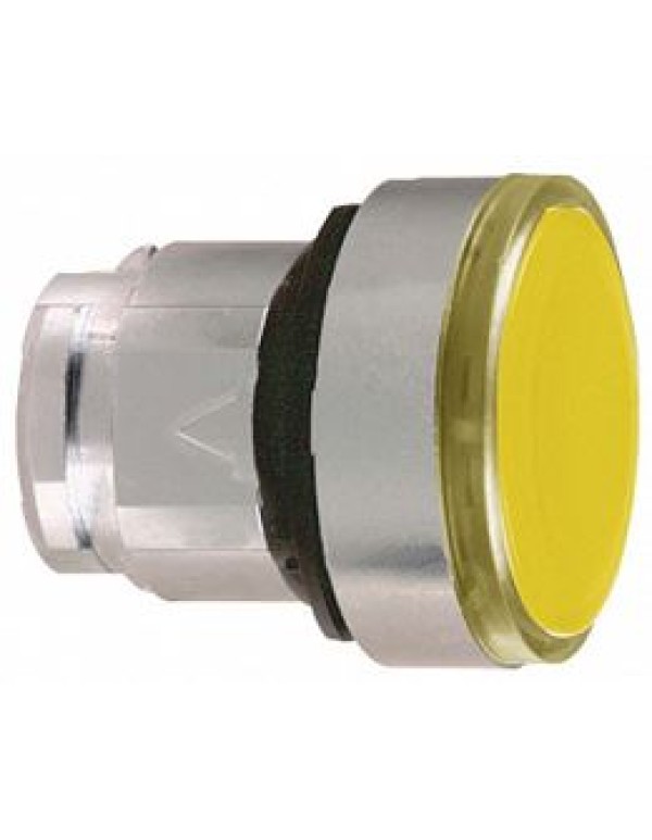 Фронтальная часть нажимной кнопки SE плоская с подсветкой с фиксацией (ZB4BH053)