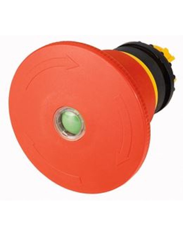 Кнопка аварийной остановки, D = 45 мм, отмена поворотом, с индикатором положения