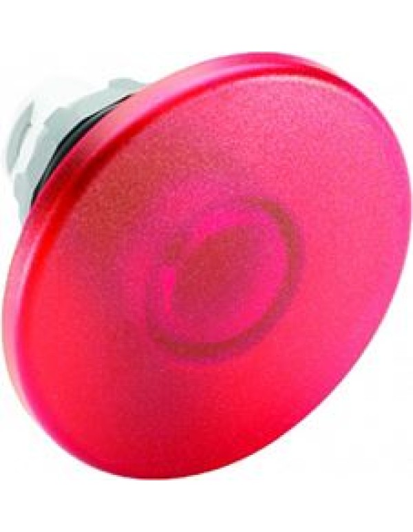 Кнопка MPM2-21R ГРИБОК красная (только корпус) без фиксации с по дсветкой 60мм