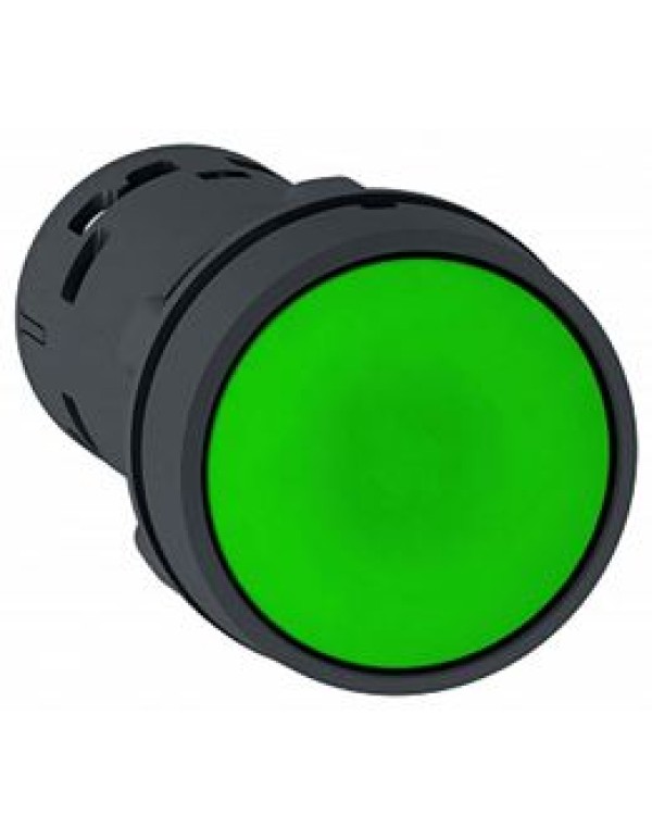 Кнопочный выключатель в сборе SE 1 управляющий элемент зеленый без фиксации, (XB7NA35)