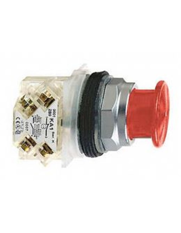 Кнопочный выключатель в сборе SE 2 управляющих элемента красный с фиксацией, (9001KR9R94H13)