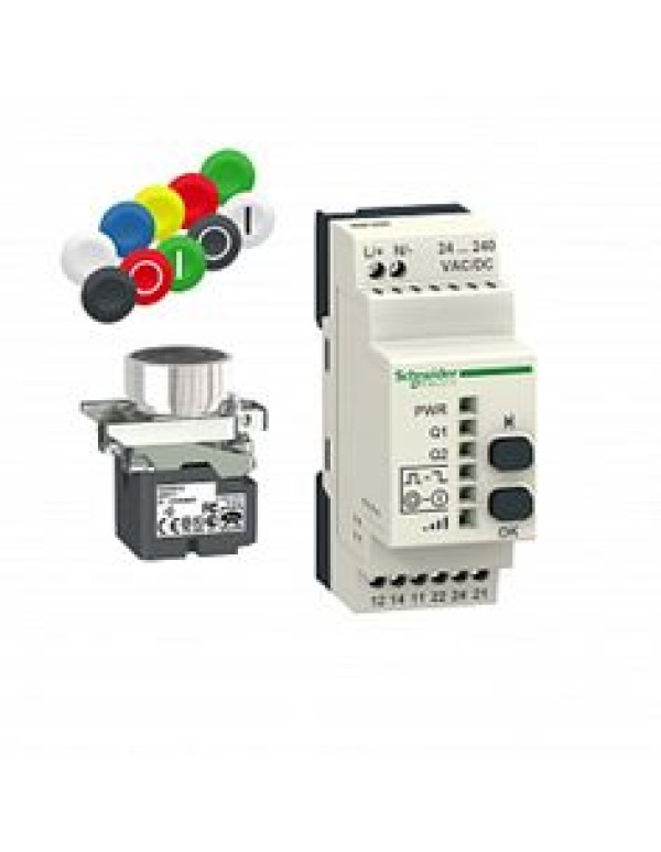 Кнопочный выключатель в сборе SE 2 управляющих элемента зеленый (XB4RFA02)