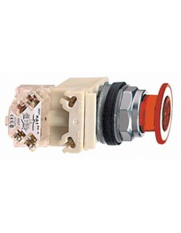 Кнопочный выключатель в сборе SE 3 управляющих элемента красный с подсветкой, (9001KR8P35RH25)