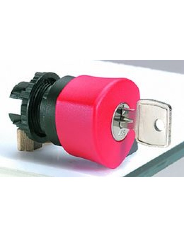 Osmoz головка кнопки ключ455 экстр.откл.КРАСН. 40мм. возвр-пов.