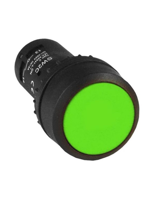 Кнопка SW2C-11 возвратная зеленая NO+NC EKF PROxima | sw2c-11s-g | EKF