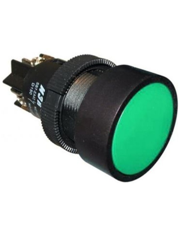 Кнопка SВ-7  Пуск  зеленая 1з+1р d22мм/240В | BBT40-SB7-K06 | IEK