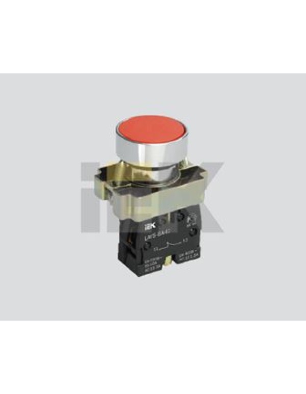 Кнопка управления LAY5-BA51 без подсветки желтая 1з | BBT60-BA-K05 | IEK