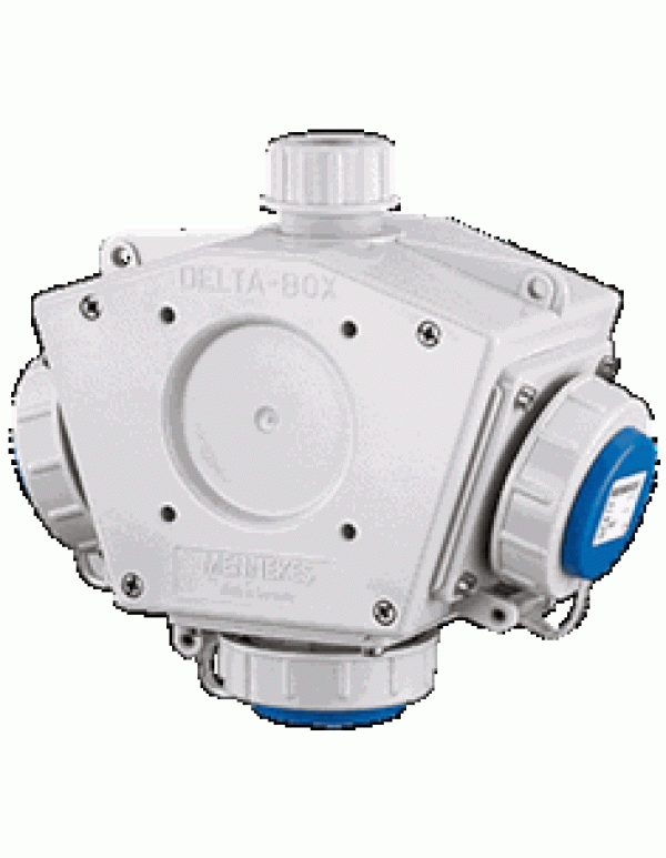 Комбинaции DELTA-BOX, голубой/серый Mennekes