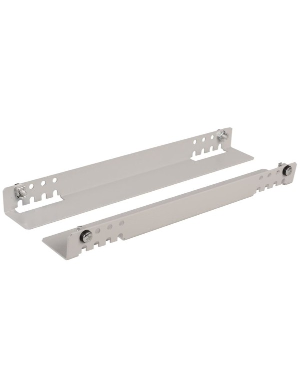 Уголки направляющие 400мм для шкафов глубиной 600мм серые (2 шт.) SR35-400 ITK