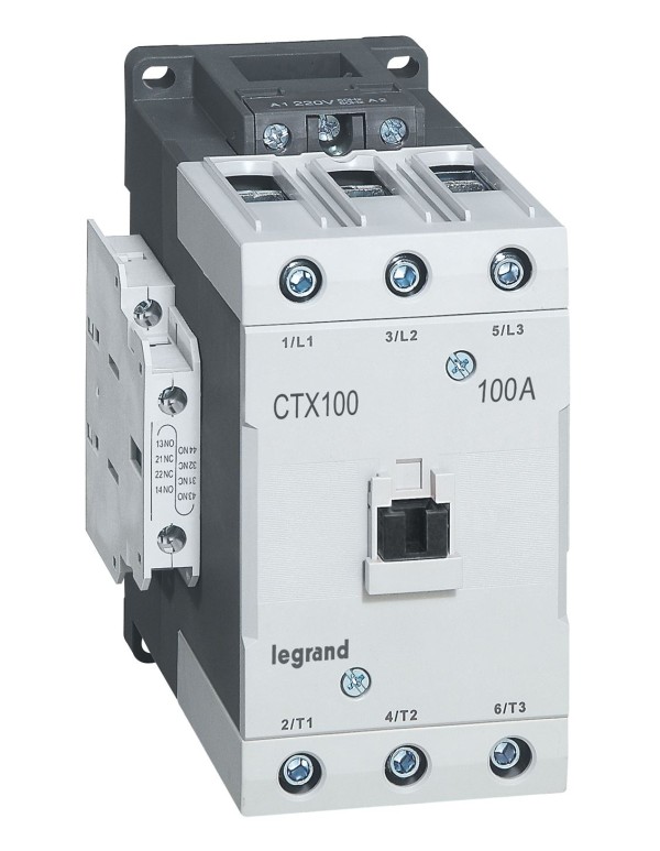 Контактор CTX3 100 3P 100A (AC-3) 2но2нз ~110В | 416224 | Legrand