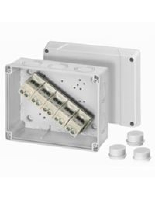 K 9255 Коробка клем 160х200х98 IP55/IP65 10вв. M32/40 5п.клемм. 10-25/35кв.мм