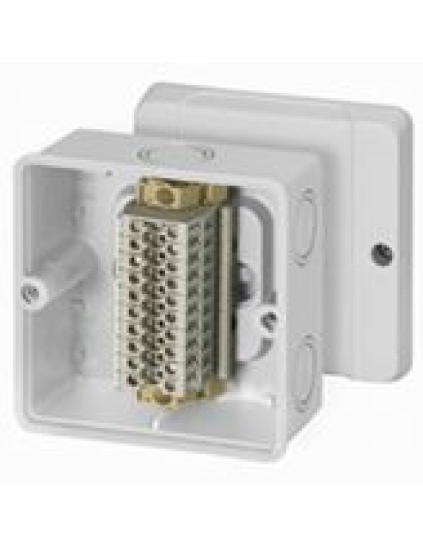 RD 9041 Коробка клем 98х98х61 IP 65 7вв. М25 10 клемм WKM 4/15  под кабель до 1,5-4 кв.мм