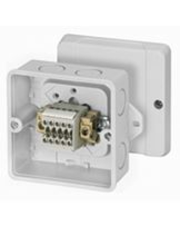 RD 9127 Коробка клем 88х88х53 IP 65 7вв. М20 7 клемм WKM 2,5/15, под кабель до 1,5-2,5 кв.мм